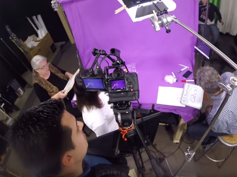 Behind the scenes footage capture